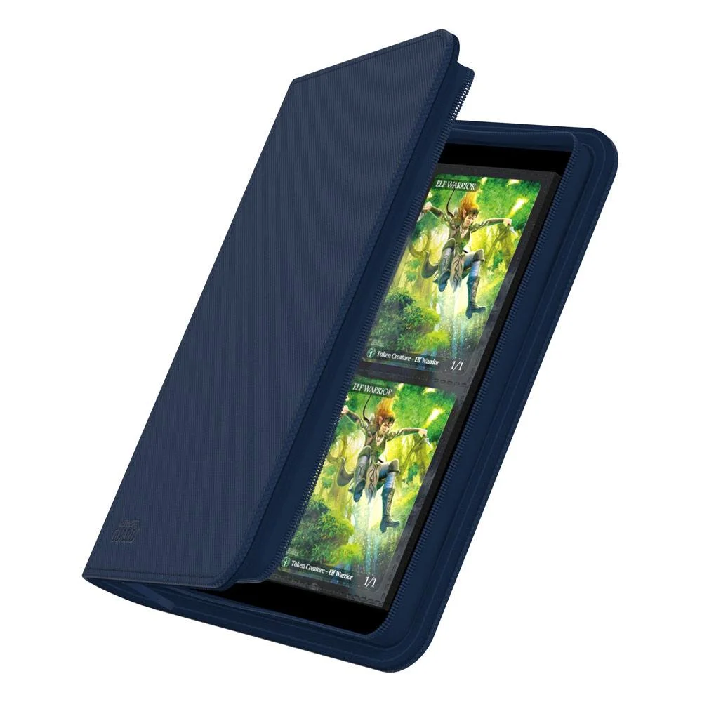 Ultimate Guard Zipfolio (160 double-sleeved cards) 8-Pocket 70 x 97 mm Xenoskin - Blue
